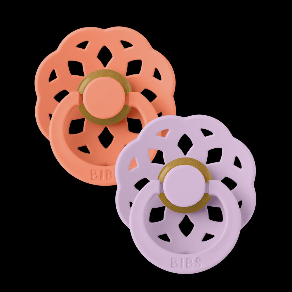 BIBS Boheme Pacifier Papaya/Violet Sky