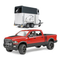 Bruder Power Wagon with Horse Trailer
