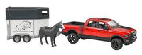 Bruder Power Wagon with Horse Trailer
