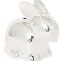 Silver Plate Rabbit Money Box