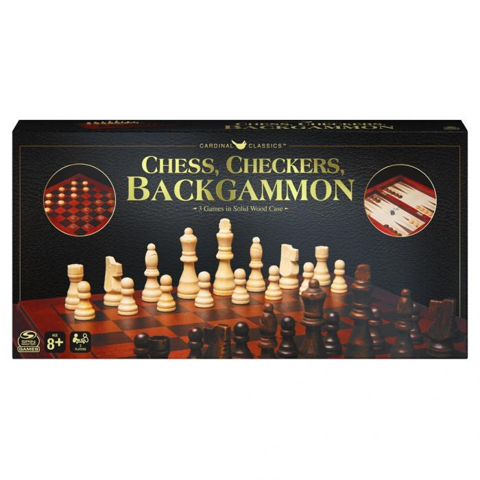 Chess, Checkers, Backgammon set