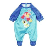 Baby Born fleece onesie assorted colours
