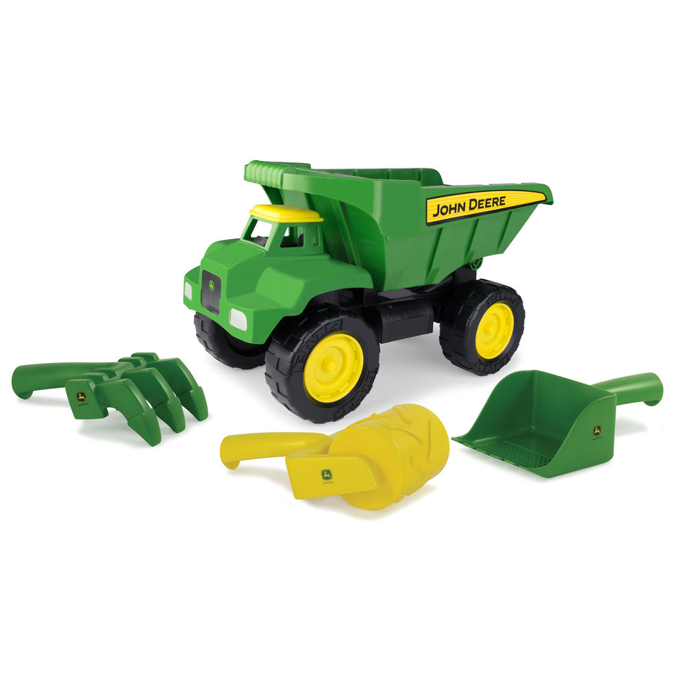 John Deere Big Scoop Dump Truck with Sand Tools