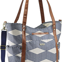 JJ Cole Bucket Tote Navy Twine
