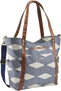 JJ Cole Bucket Tote Navy Twine