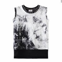 Cracked Soda Elliot tank white/black