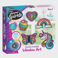 Shimmer 'n Sparkle Color-Change Window Art
