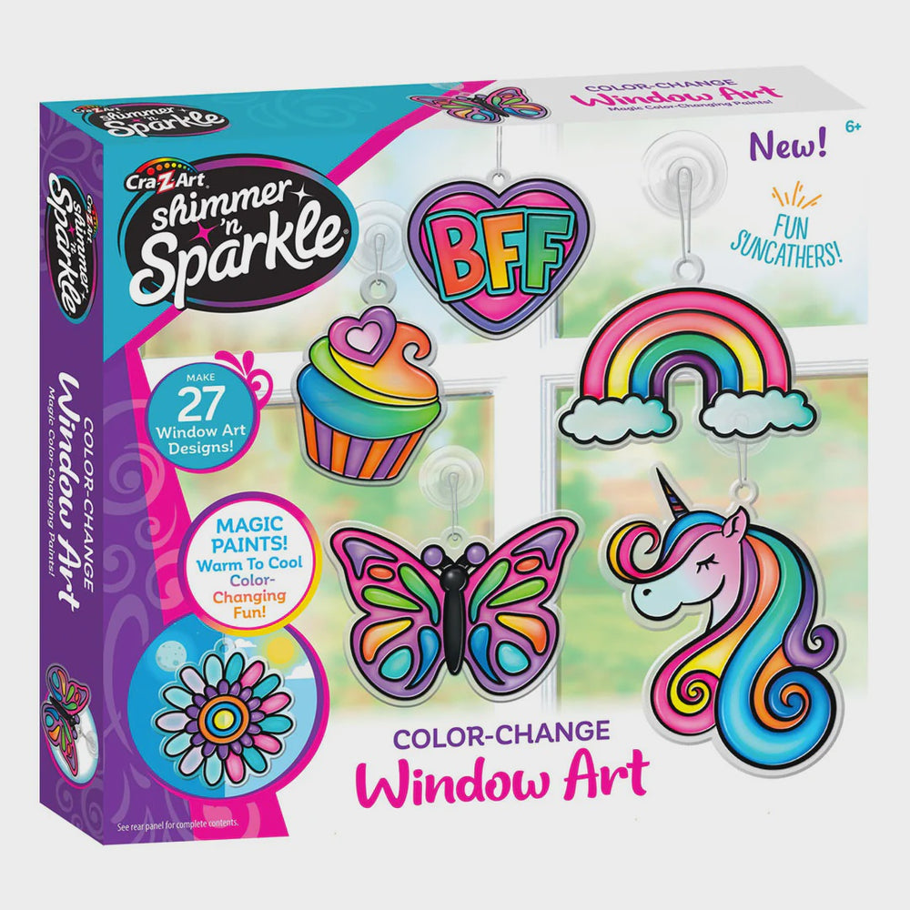 Shimmer 'n Sparkle Color-Change Window Art