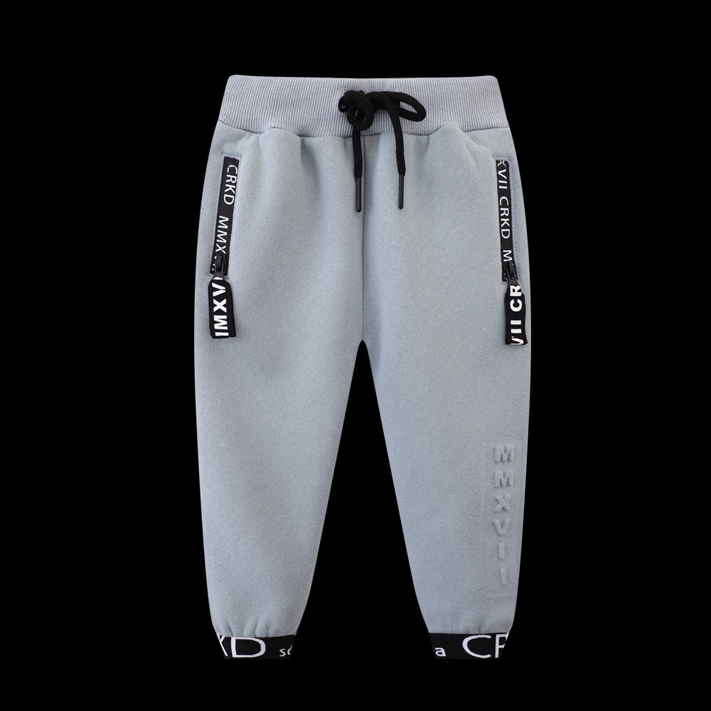 Cracked Soda Silas Track Pants Dusty Blue Size 00-2