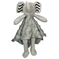 Textured Elephant Comfort Blankie Grey