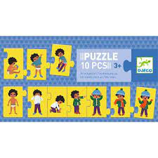 Puzzle 10 Pcs Dressing Up