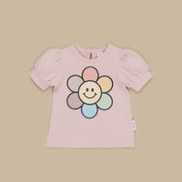 Huxbaby Rainbow Daisy Puff T-Shirt