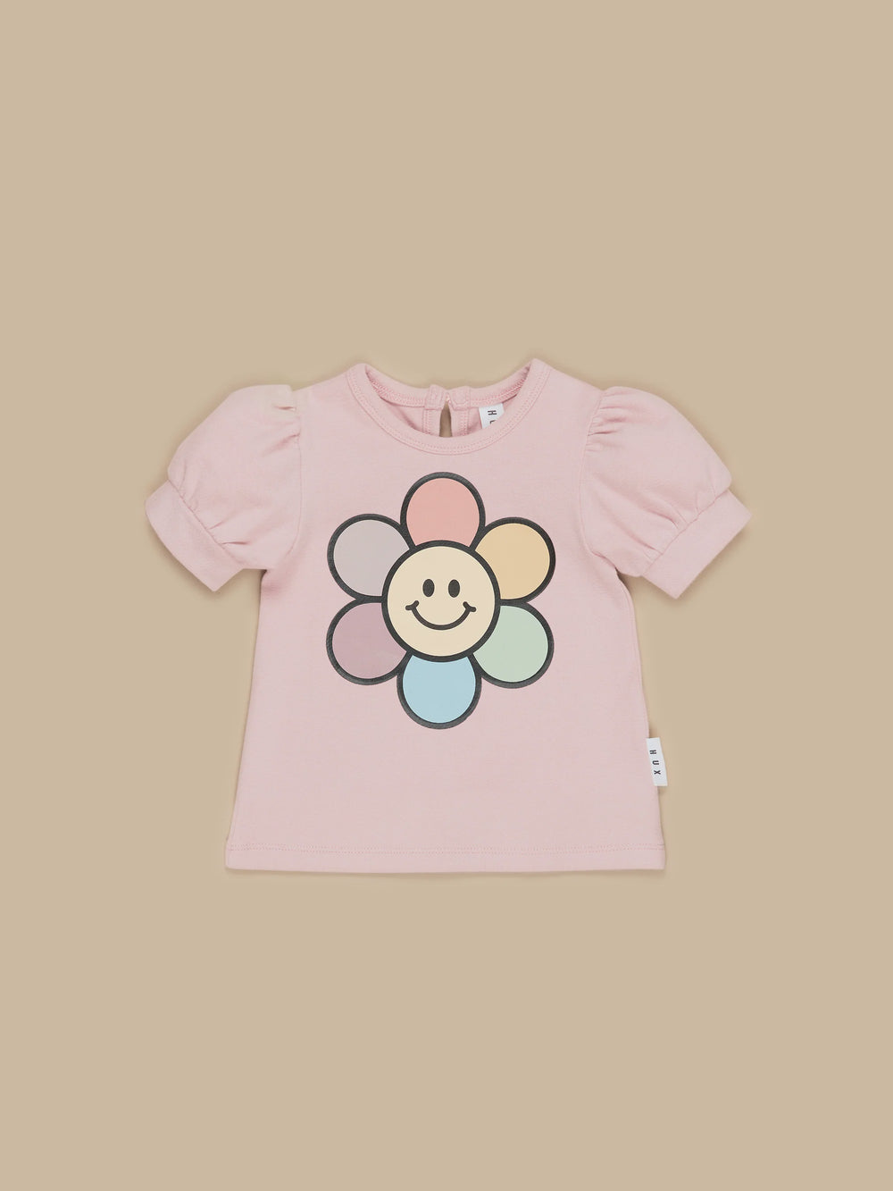 Huxbaby Rainbow Daisy Puff T-Shirt
