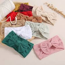 Headband stretchy bow