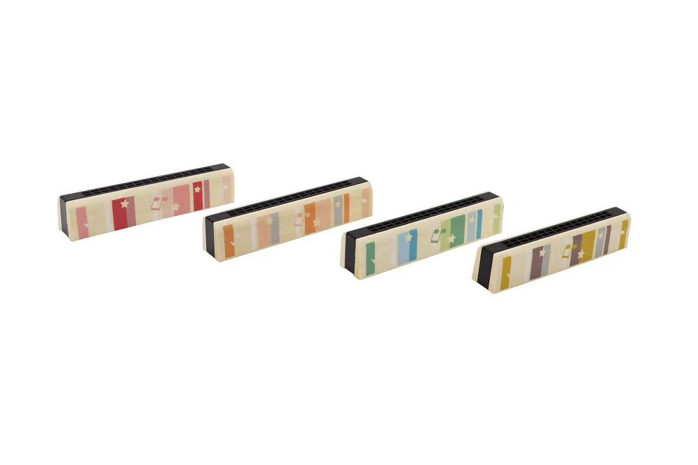 Calm & Breezy Wooden Harmonica asst