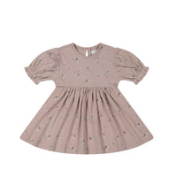 Jamie Kay Organic Cotton Penny Dress - Lauren Floral Fawn asst