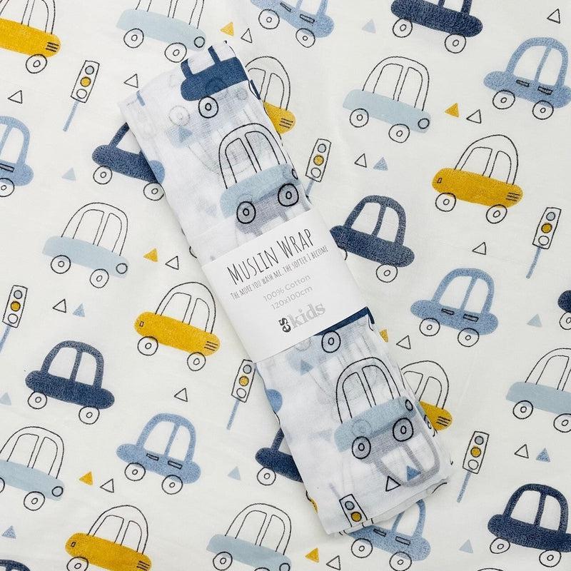 Muslin Wrap Car Print