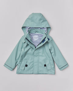 Rainkoat Stripy Sailor Jacket Sage
