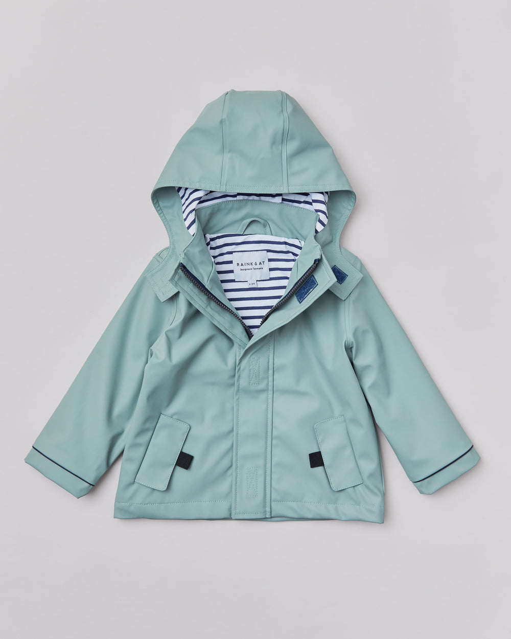 Rainkoat Stripy Sailor Jacket Sage