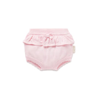 Aster & Oak Knit Ruffle Bloomers Pink
