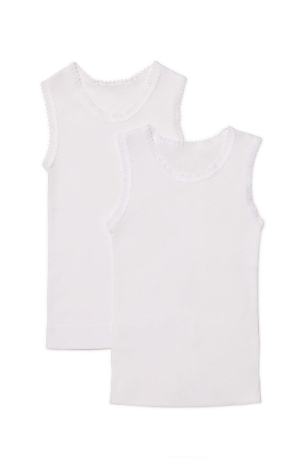 Marquise Baby Singlet Twin Pack White