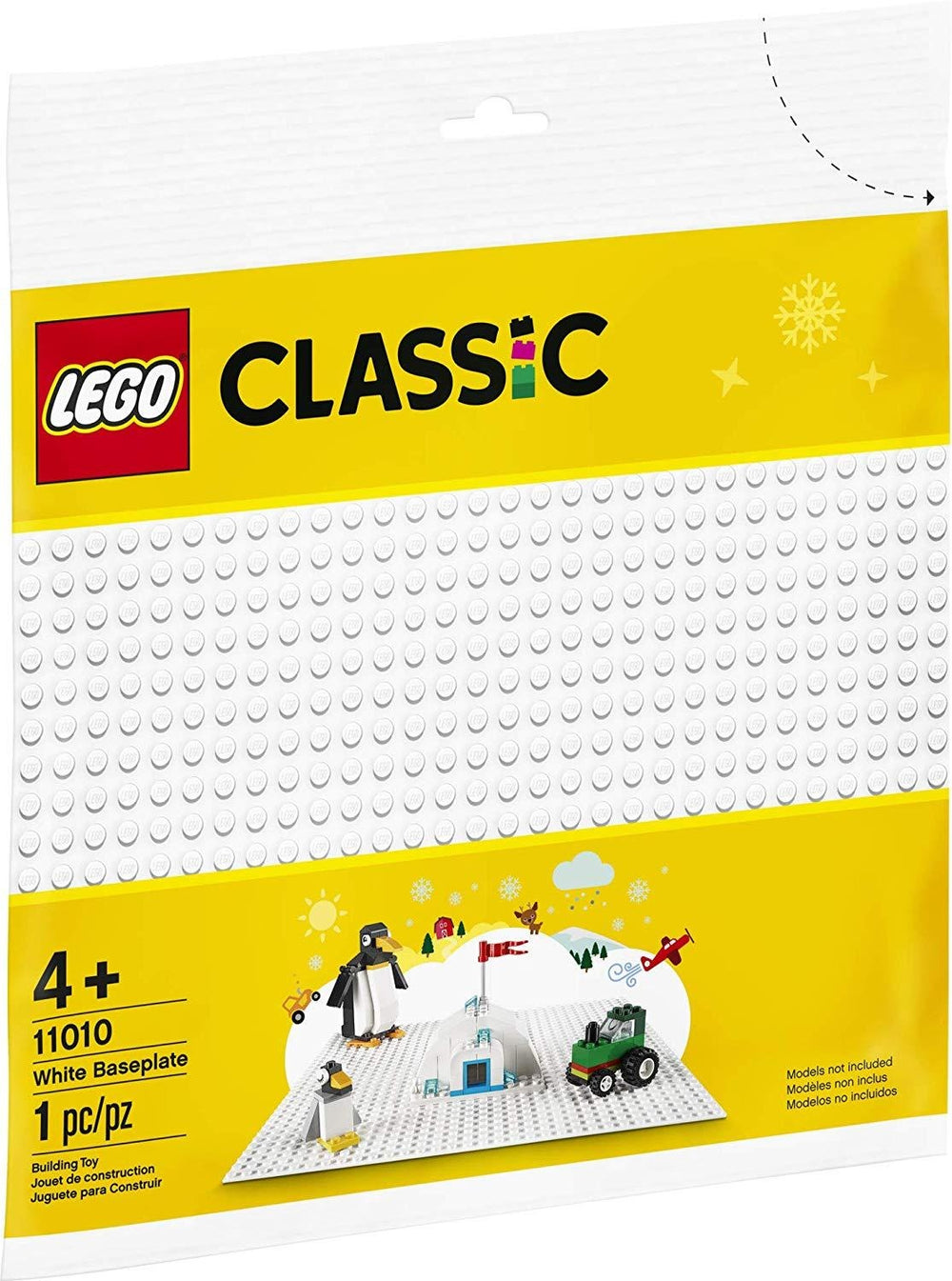 LEGO® CLASSIC 11010, 11026 White base plate