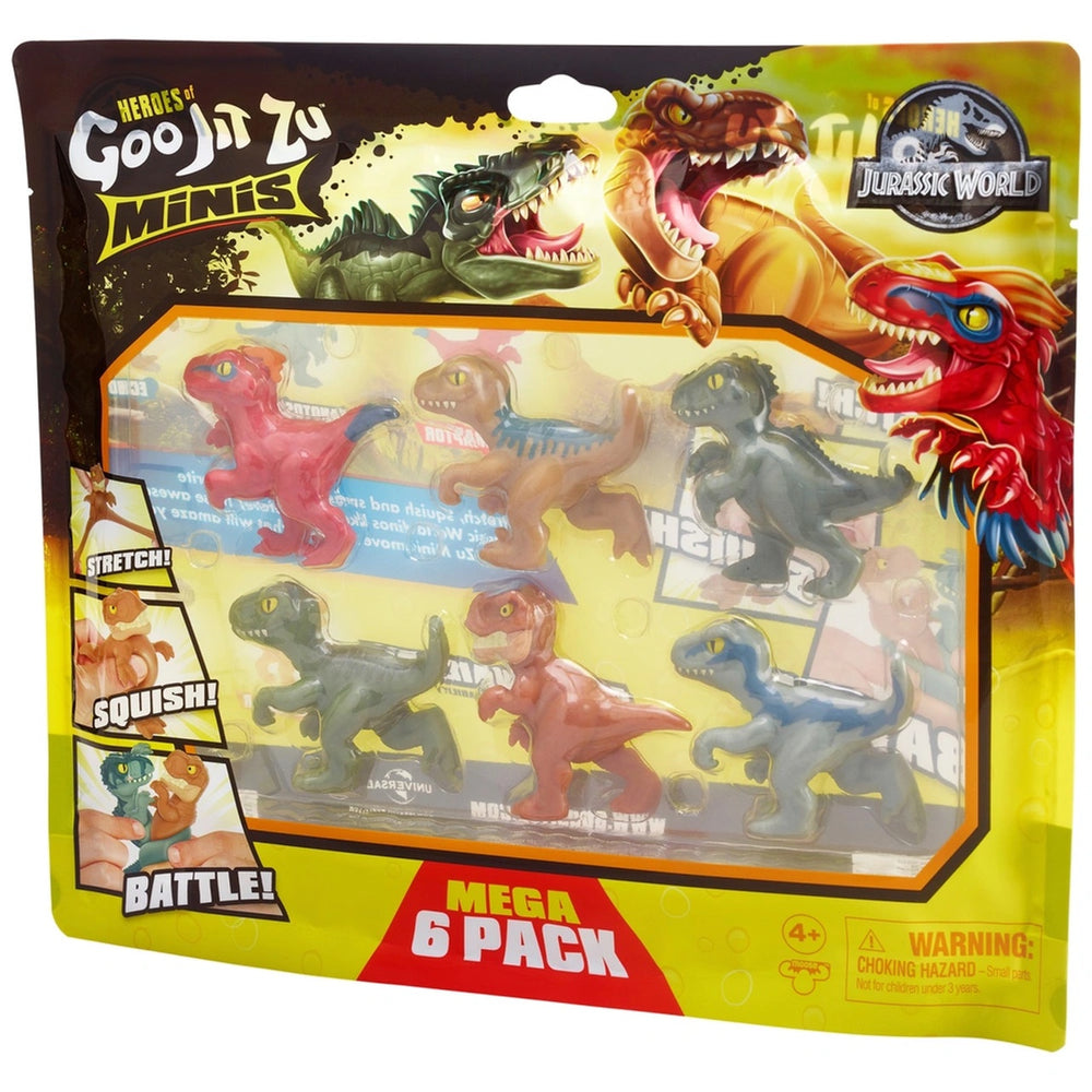 Heroes of Goo Jit Zu Jurassic World Minis Mega 6 Pack