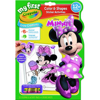 Crayola My First Colour & Shapes Disney Minnie Mouse Sticker Activities