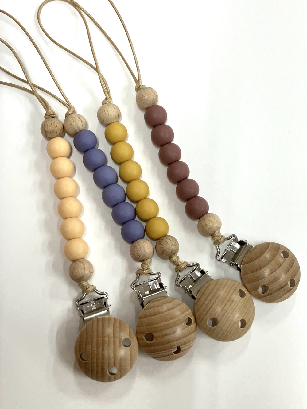 Natural Wood and Silicone Dummy Clips