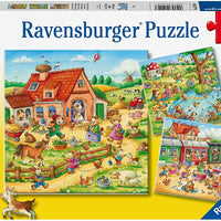 RAVENSBURGER 3x49 Puzzle Animal Vacation Puzzle 052493