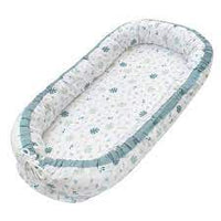 Living Textiles Portable Baby Nest Botanical Blue *THIS ITEM IS CLICK AND COLLECT ONLY*