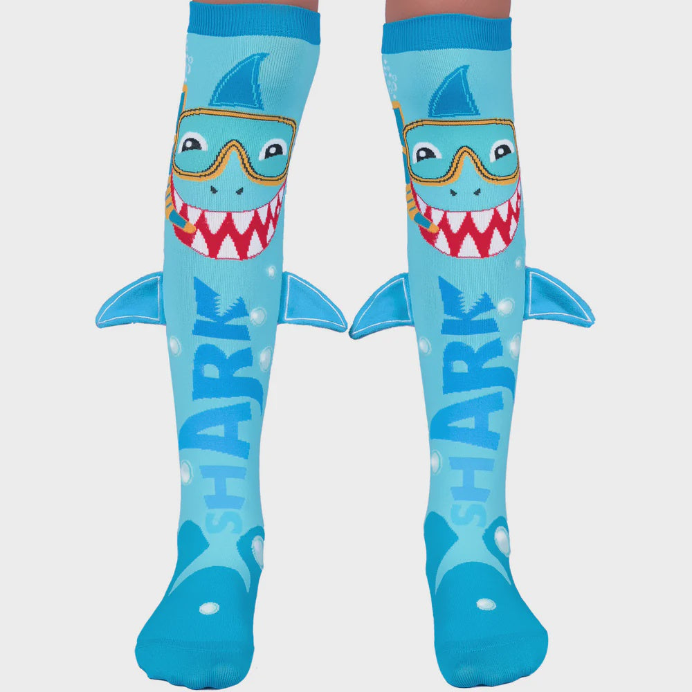 Madmia Shark Socks Ages 3-99