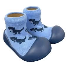Little Eaton Rubber Soled Socks Dinosaur