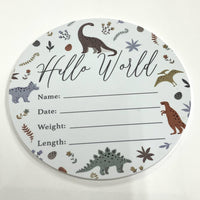 CMC GOLD Welcome Plaque Dinosaurs