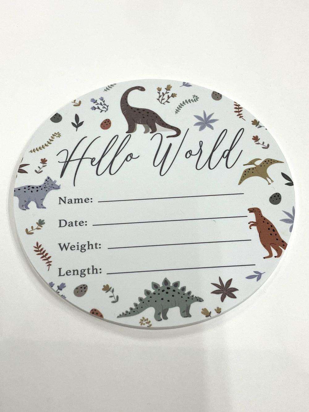 CMC GOLD Welcome Plaque Dinosaurs