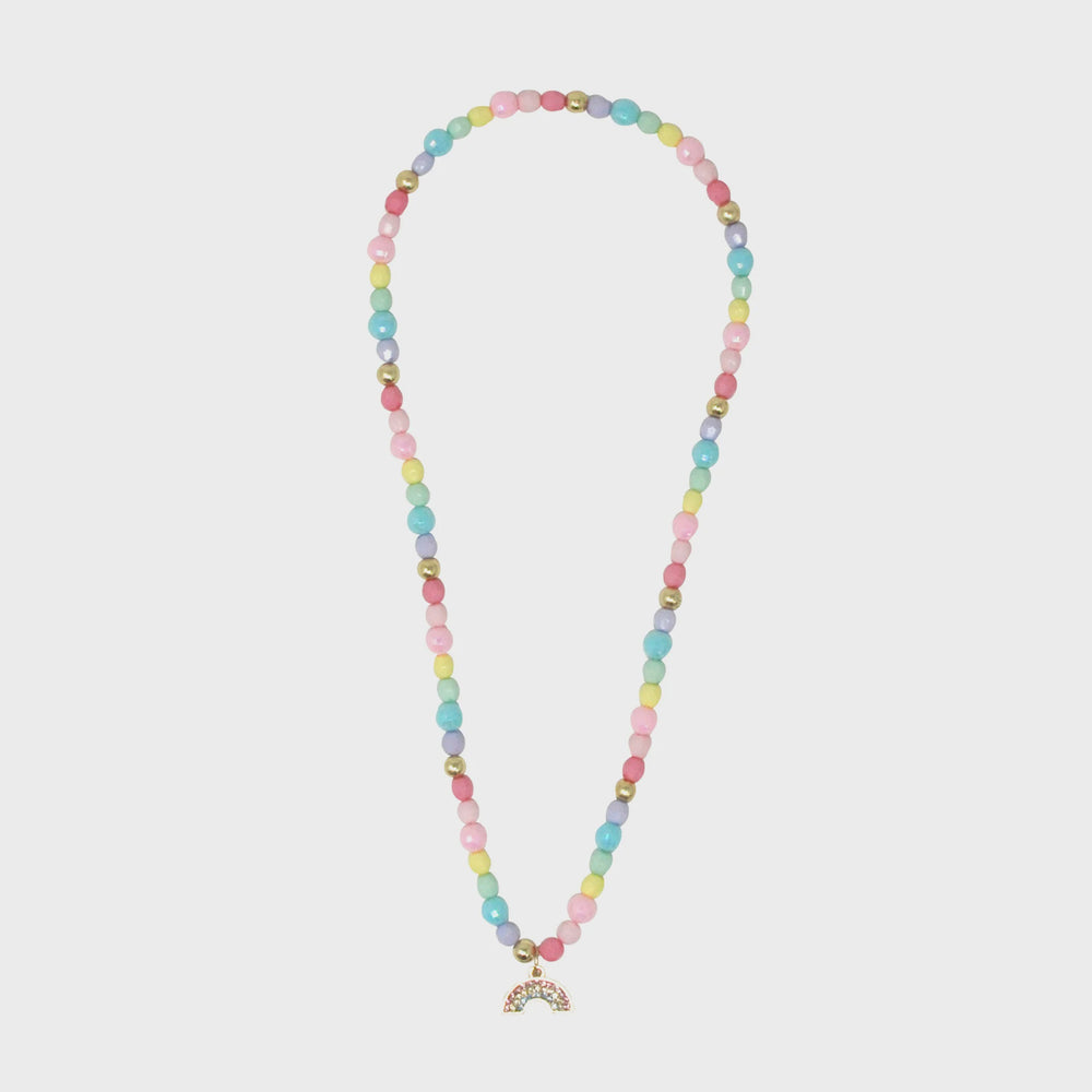 Smile Be Happy Rainbow Necklace -23