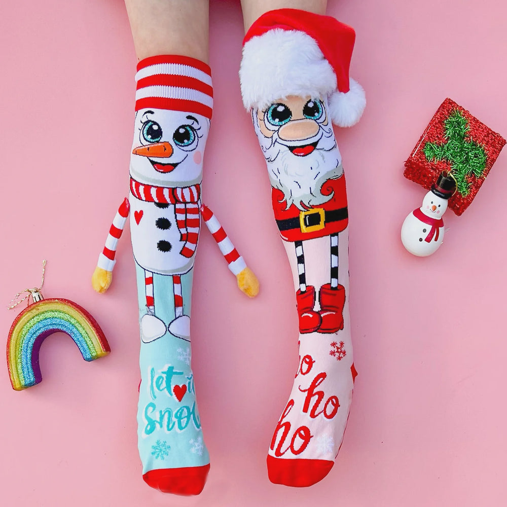 Madmia Santa Snowman Socks Ages 6-99