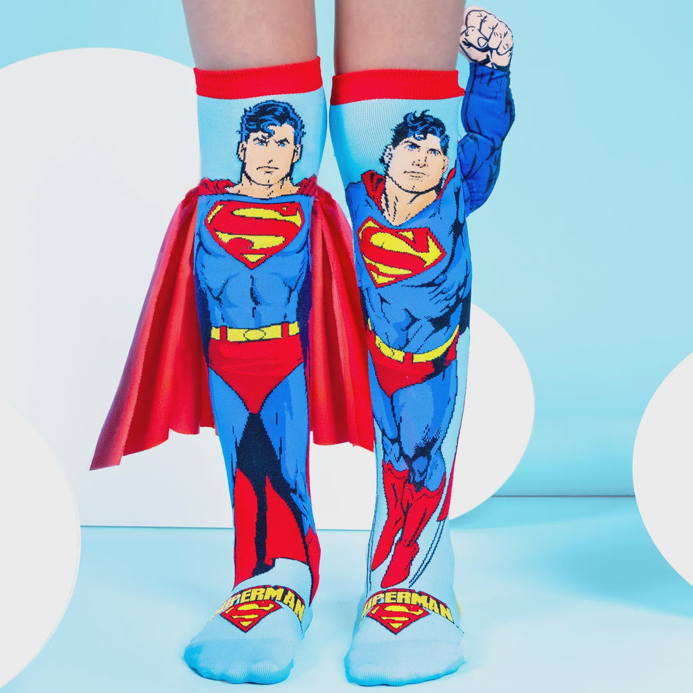 Madmia Superman Socks Ages 6-99