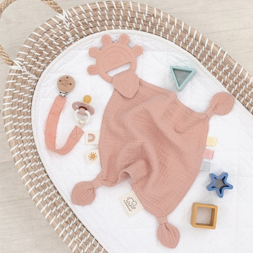 Silicone Comfort Teether - Rose