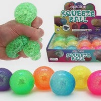Soft and Safe Orb and Glitter  Squeeze Ball