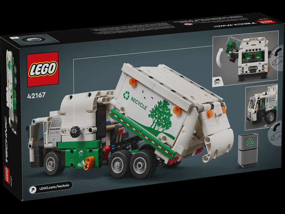 LEGO® TECHNIC™ 42167 Mack®LR Electric Garbage Truck toy