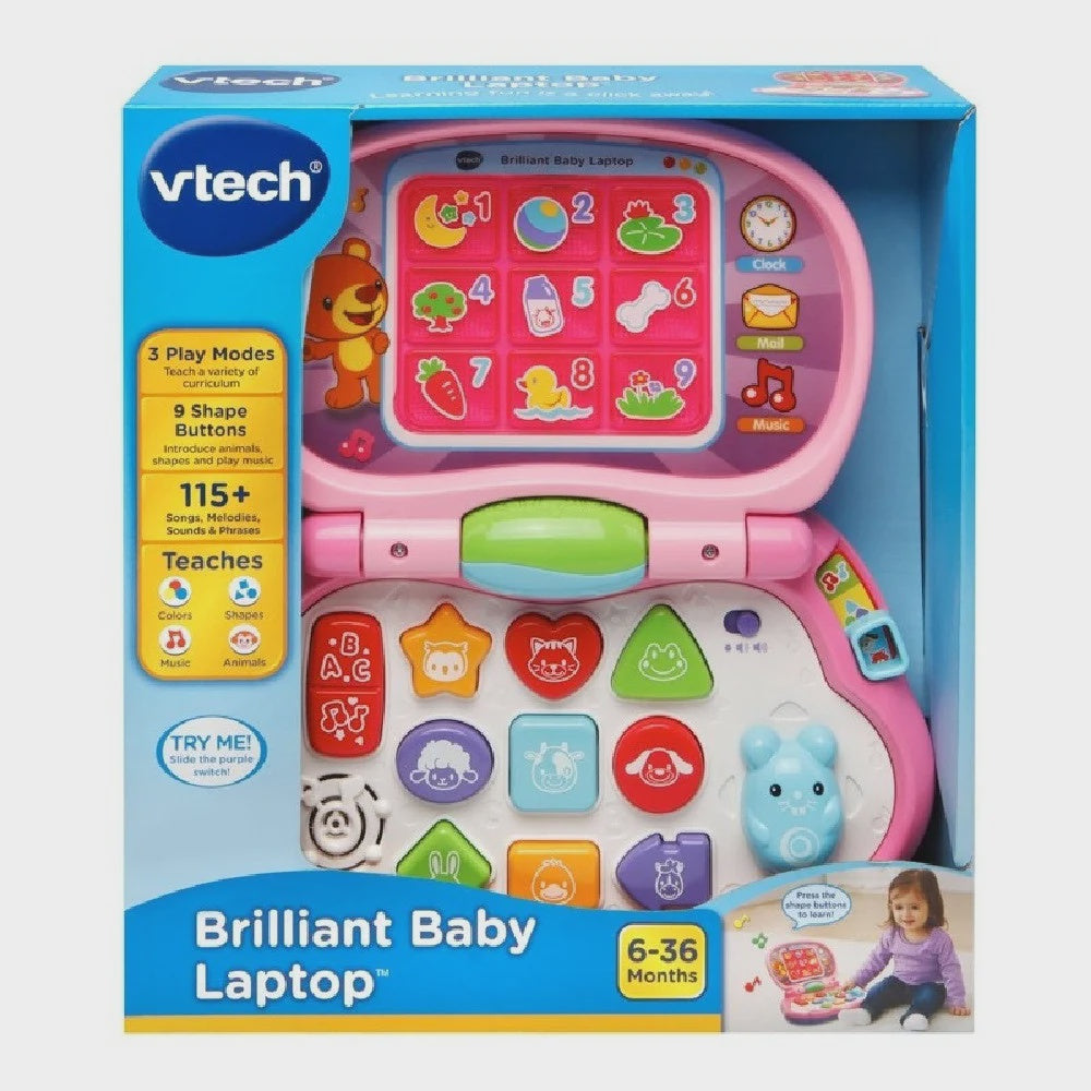 Vtech Brilliant Baby Laptop Pink