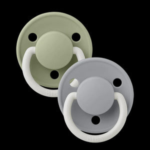 BIBS Colour Pacifier Glow Sage/Cloud 2 pack
