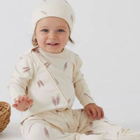 Wheat Harvest Long Sleeve Side Zipsuit