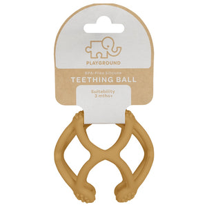 Living Textiles Silicone Teething Ball - Sunshine