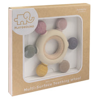 Living Textiles Silicone Multi-Surface Teething Wheel - Rose
