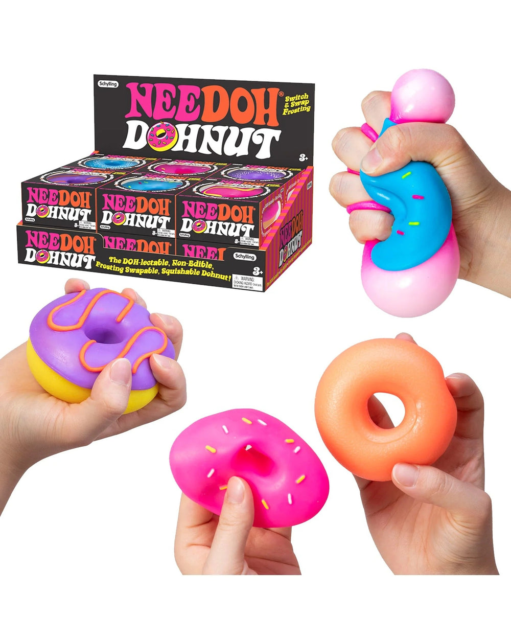 NeeDoh Dohnut Assorted Colours