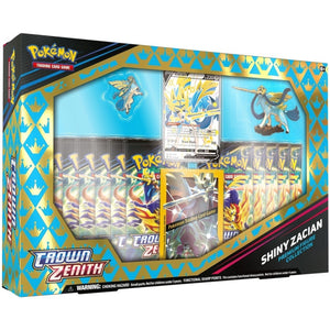 Pokémon Crown Zenith Shiny Zacian or Shiny Zamazenta Premium Figure Collection