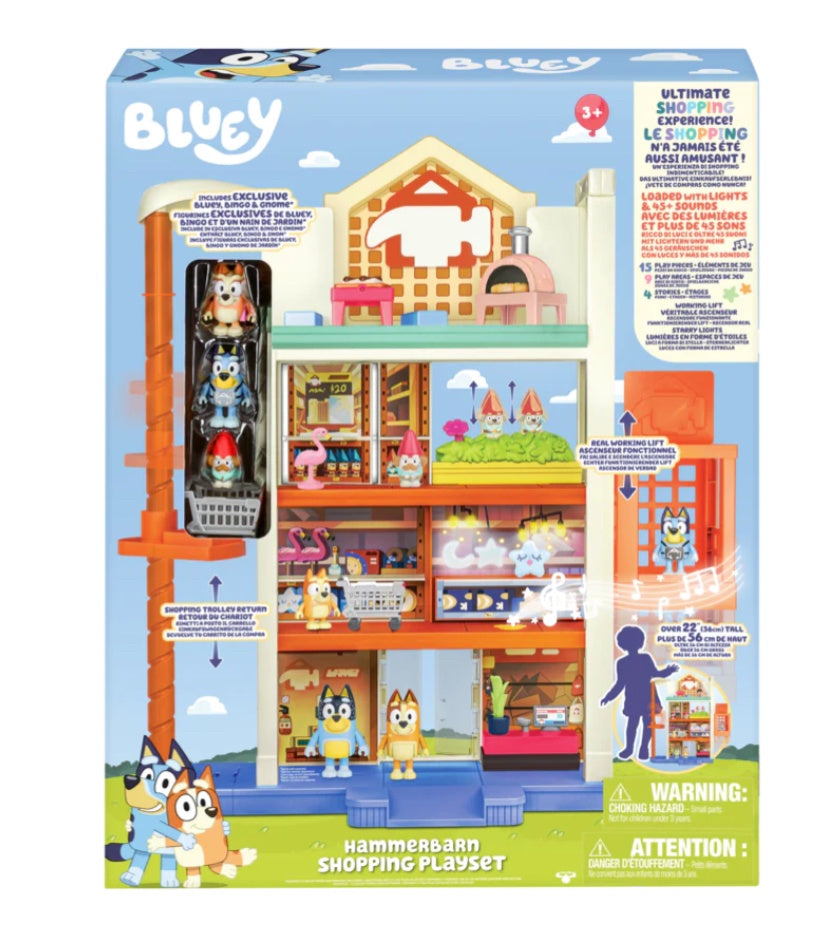 BLUEY S9 HAMMERBARN SHOPPING CENTER PLAYSET