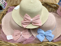 Ivy’s Straw Hat With Bow Detail

